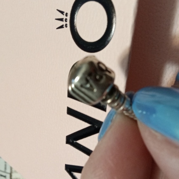 EUC Pandora Sterling Silver Bracelet W/White Bag and Pink Box Set - Picture 9 of 10